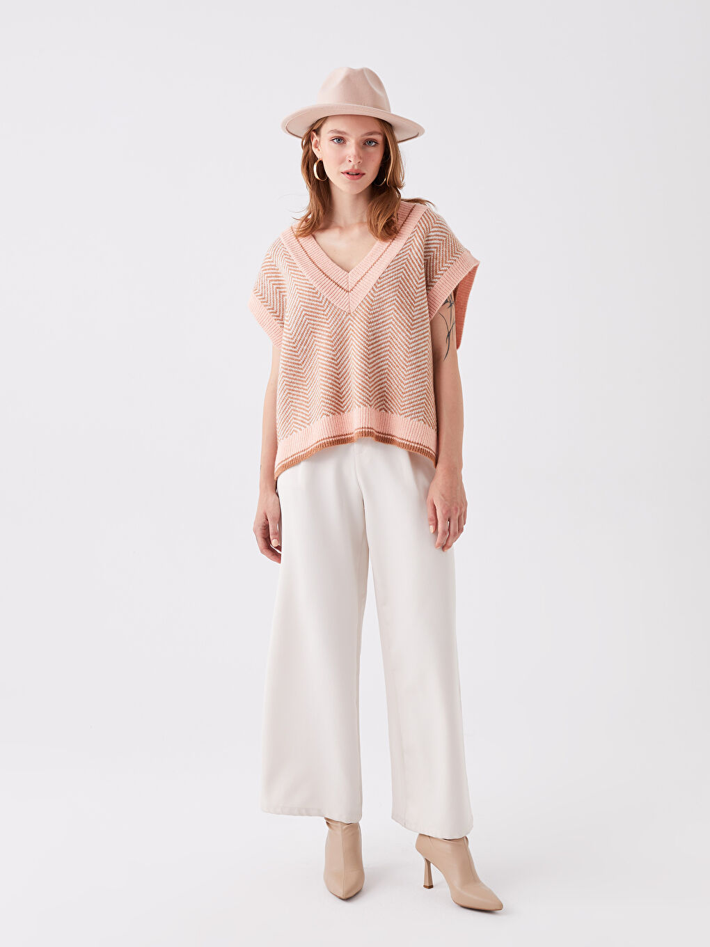 Cachet Chapeau Fedora pour Femmes-1