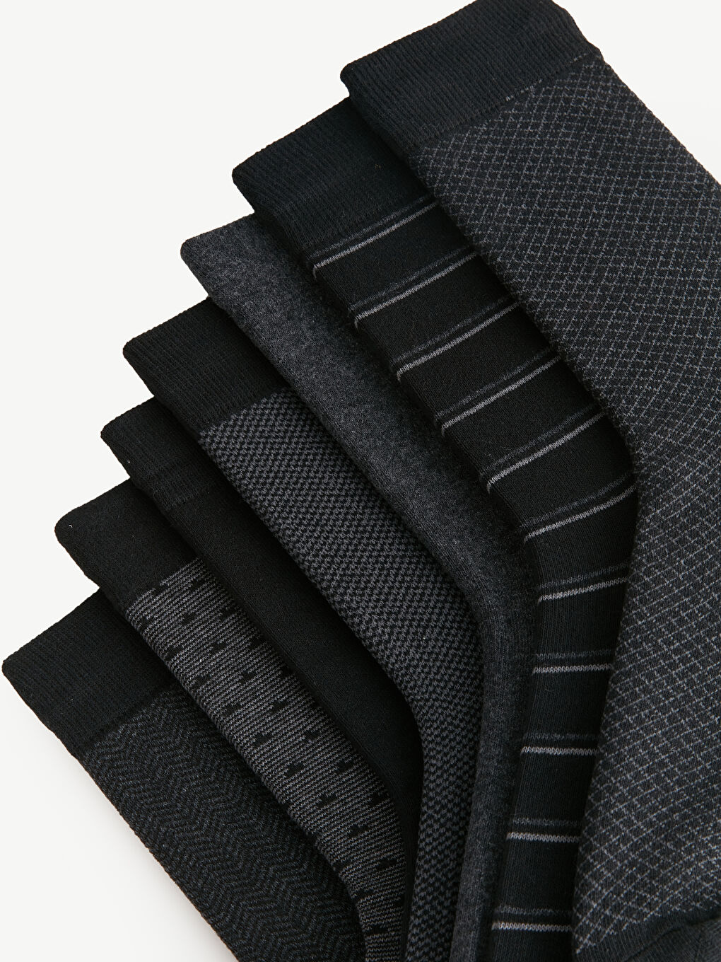 Узорчатые мужские носки до щиколотки, набор из 7 штук-2