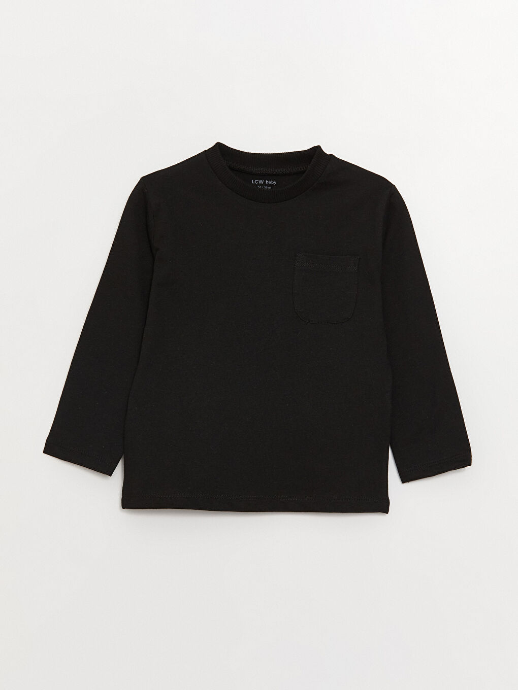 LCW baby Crew Neck Basic Baby Boys' T-Shirt -W35993Z1-HPT