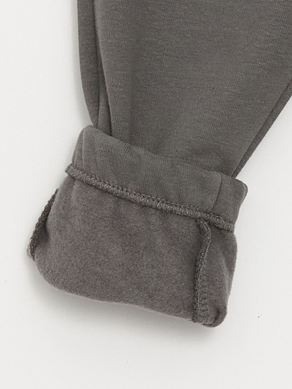 Gri Beli Lastikli Basic Erkek Çocuk Jogger Eşofman Alt-2