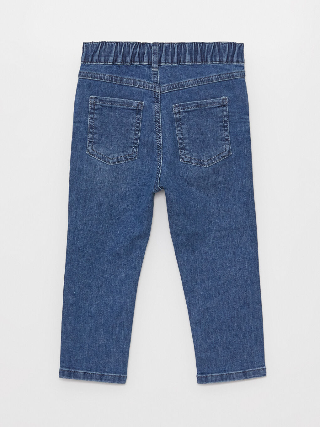 LCW baby Orta İndigo Rodeo Baskılı Erkek Bebek Jean Pantolon - 4