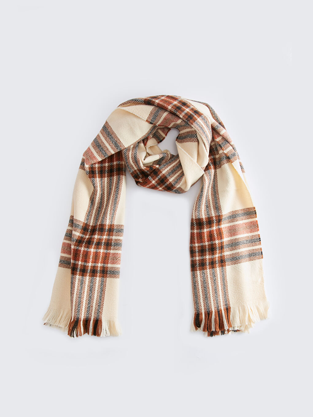 LCW ACCESSORIES Plaid Patterned Women's Scarf -W36027Z8-LLX