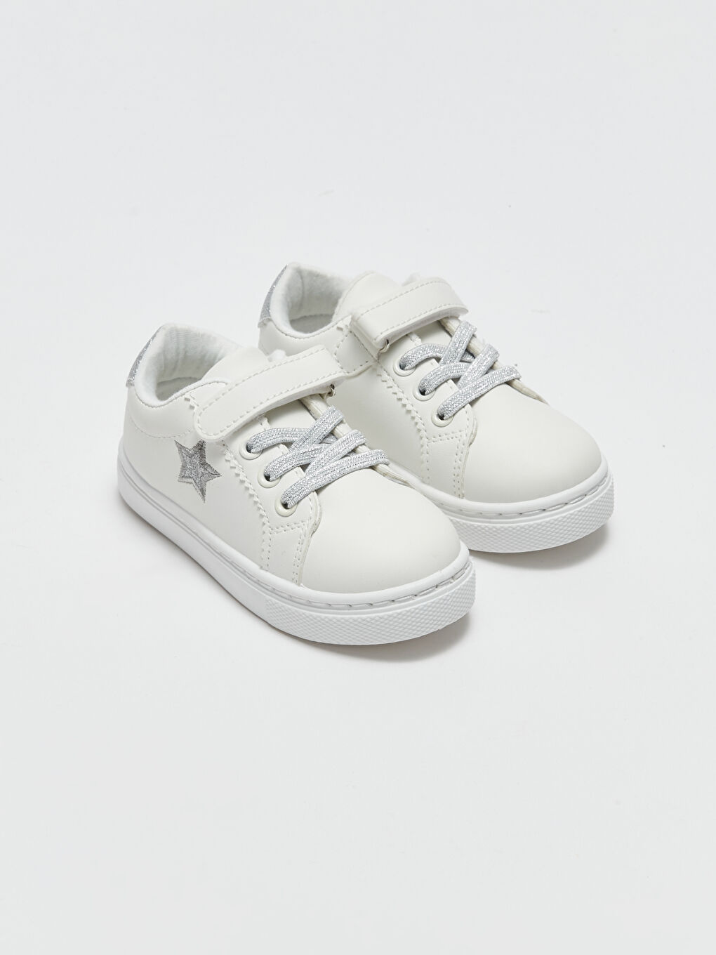 Маратонки за Бебе Момиче с Кожен Ефект