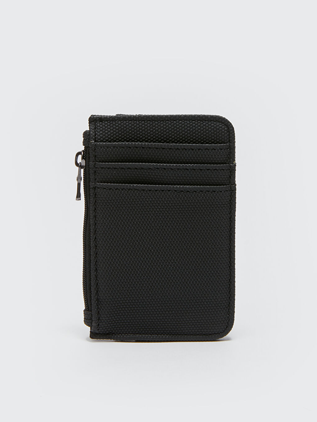 Siyah Düz Deri Görünümlü Erkek Kartlık-2