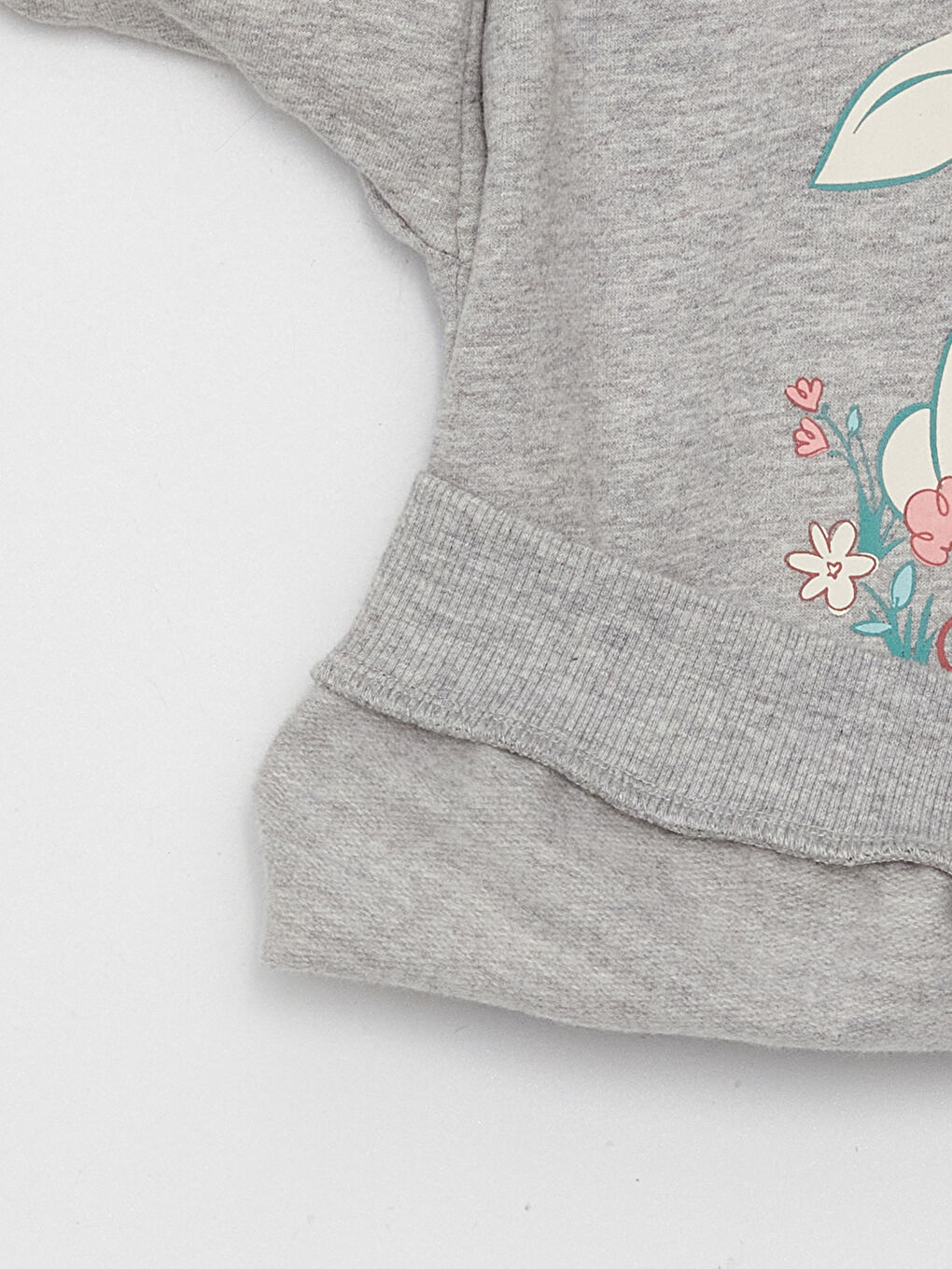 Свитшот с круглым вырезом, длинным рукавом и принтом для малышек девочек-2