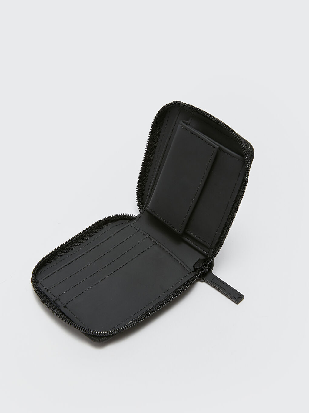 Siyah Yazı Baskılı Erkek Cüzdan-3