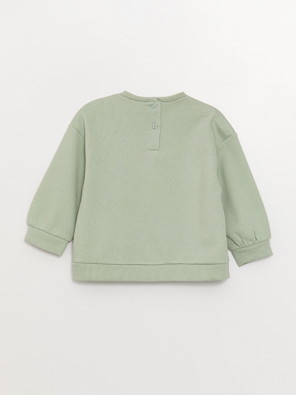 Свитшот с круглым вырезом, длинным рукавом и принтом для малышек девочек-2