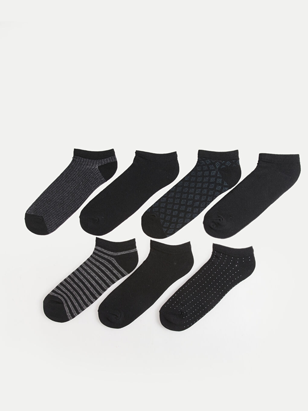 LCW ACCESSORIES Uzorak Muške Sportske Čarape Pakovanje od 7 Komada -W36141Z8-K00