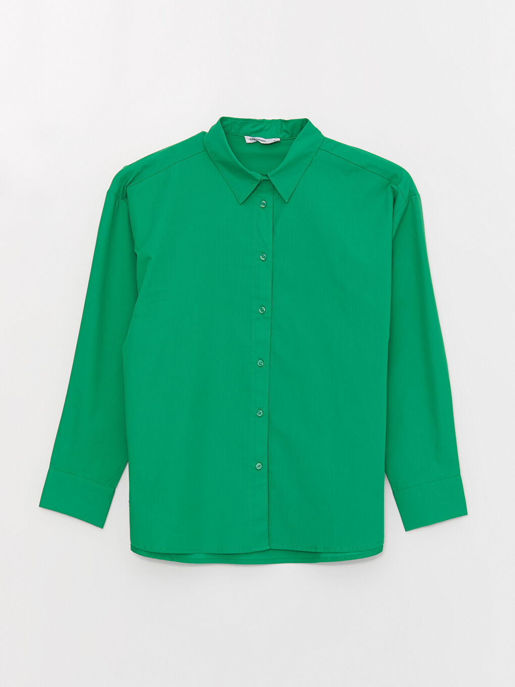 قميص بوبلين أوفراسايز للسيدات-5