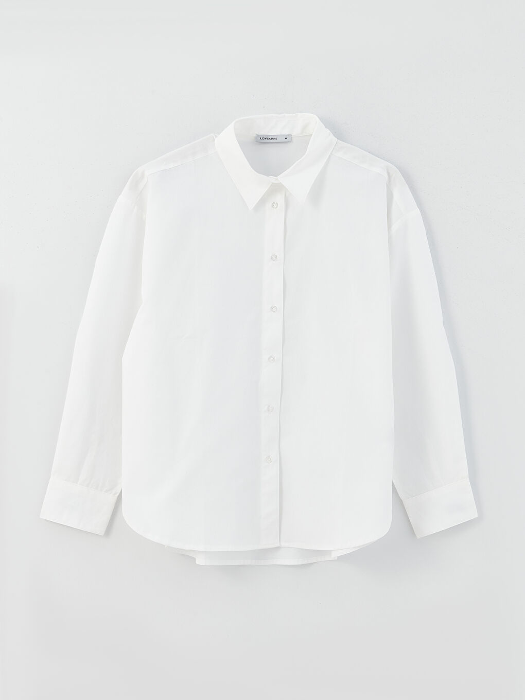 Oversize Poplin Women's Shirt -W36147Z8-Q6K