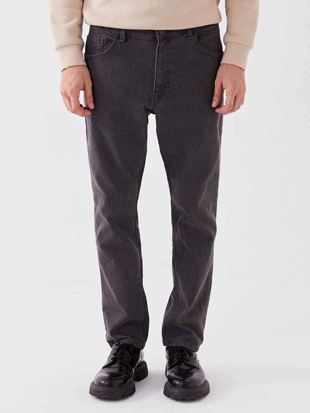 Gri 779 Regular Fit Erkek Jean Pantolon-2