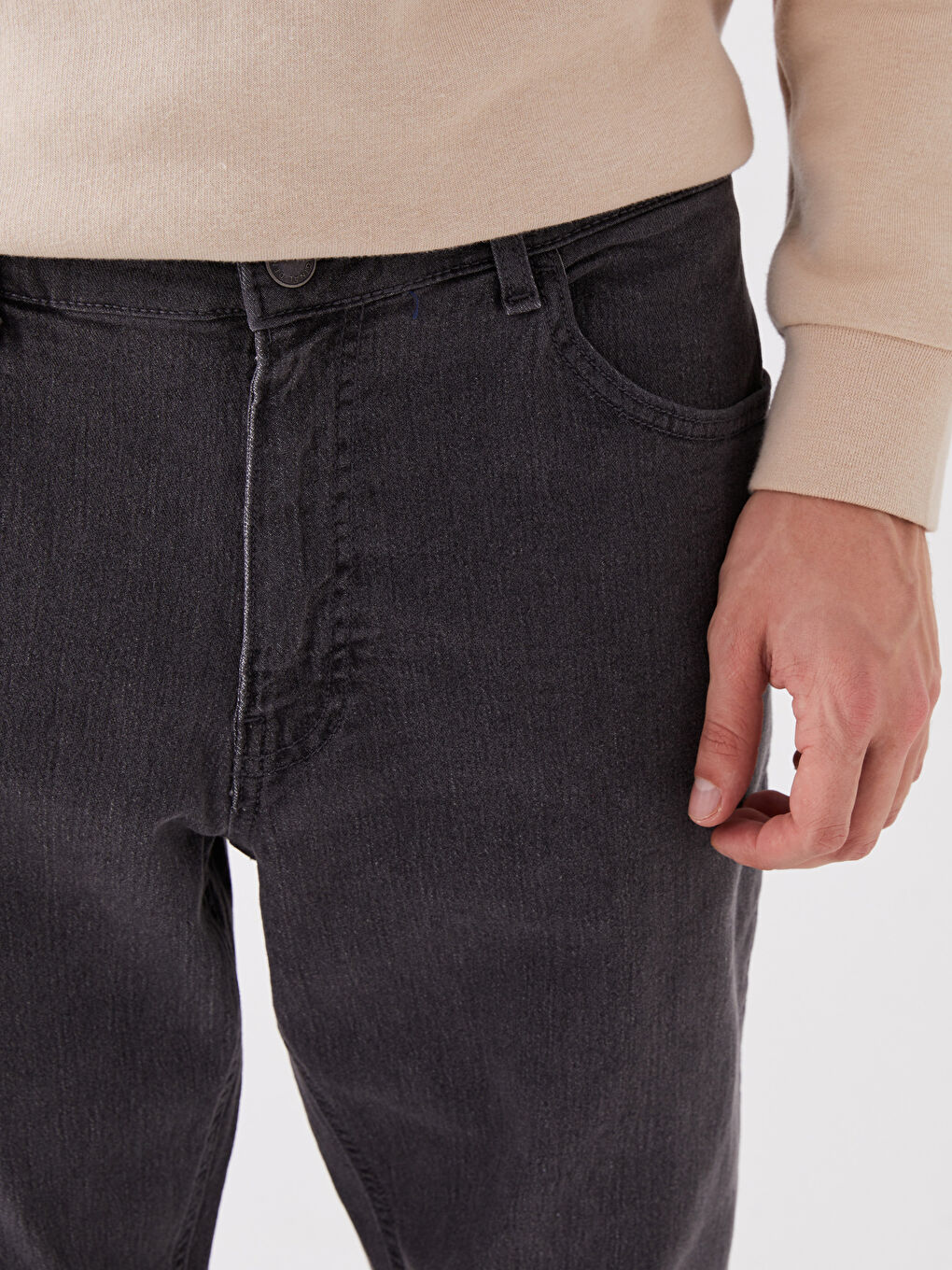 Gri 779 Regular Fit Erkek Jean Pantolon-3