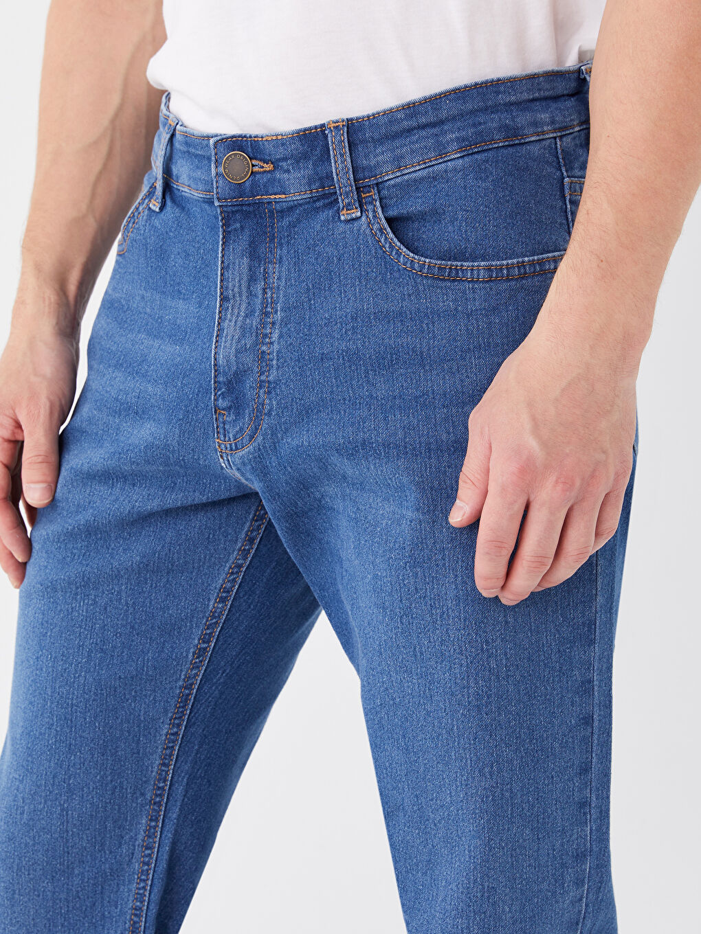 İndigo 790 Rahat Kalıp Erkek Jean Pantolon-4