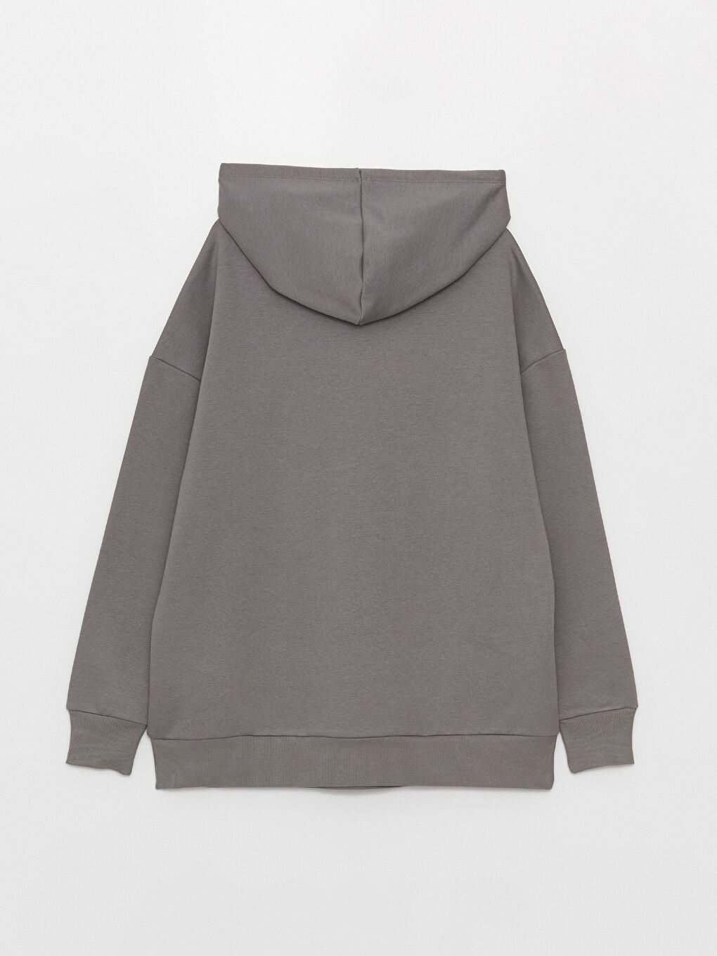 XSIDE Düz Oversize Kadın Kalın Hoodie -W36211Z8-V3U
