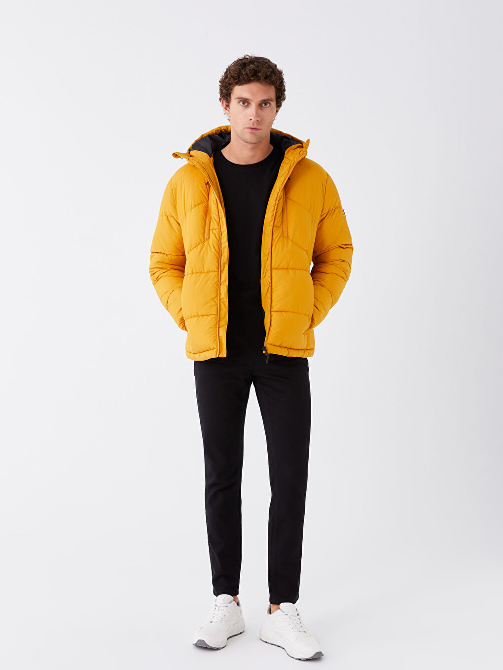 Slim Fit Hooded Men's Puffer Coat-2