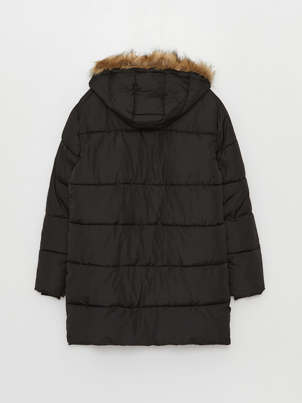 Relaxed Fit Hooded Men's Puffer Coat-6