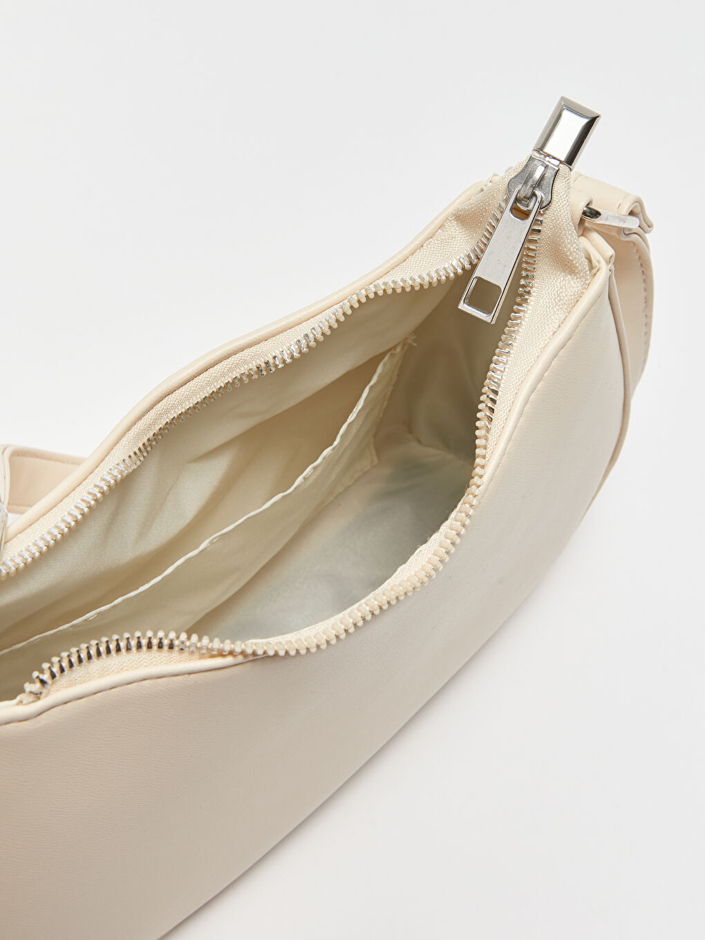 Leather Look Women's Baguette Bag with Strap-6