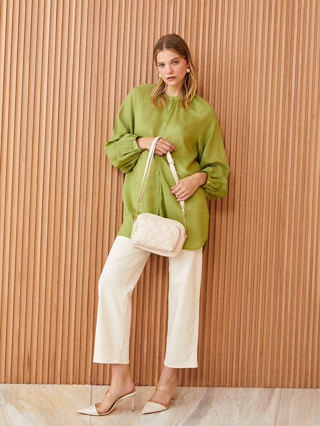 Faux Leather Shoulder Bag-1