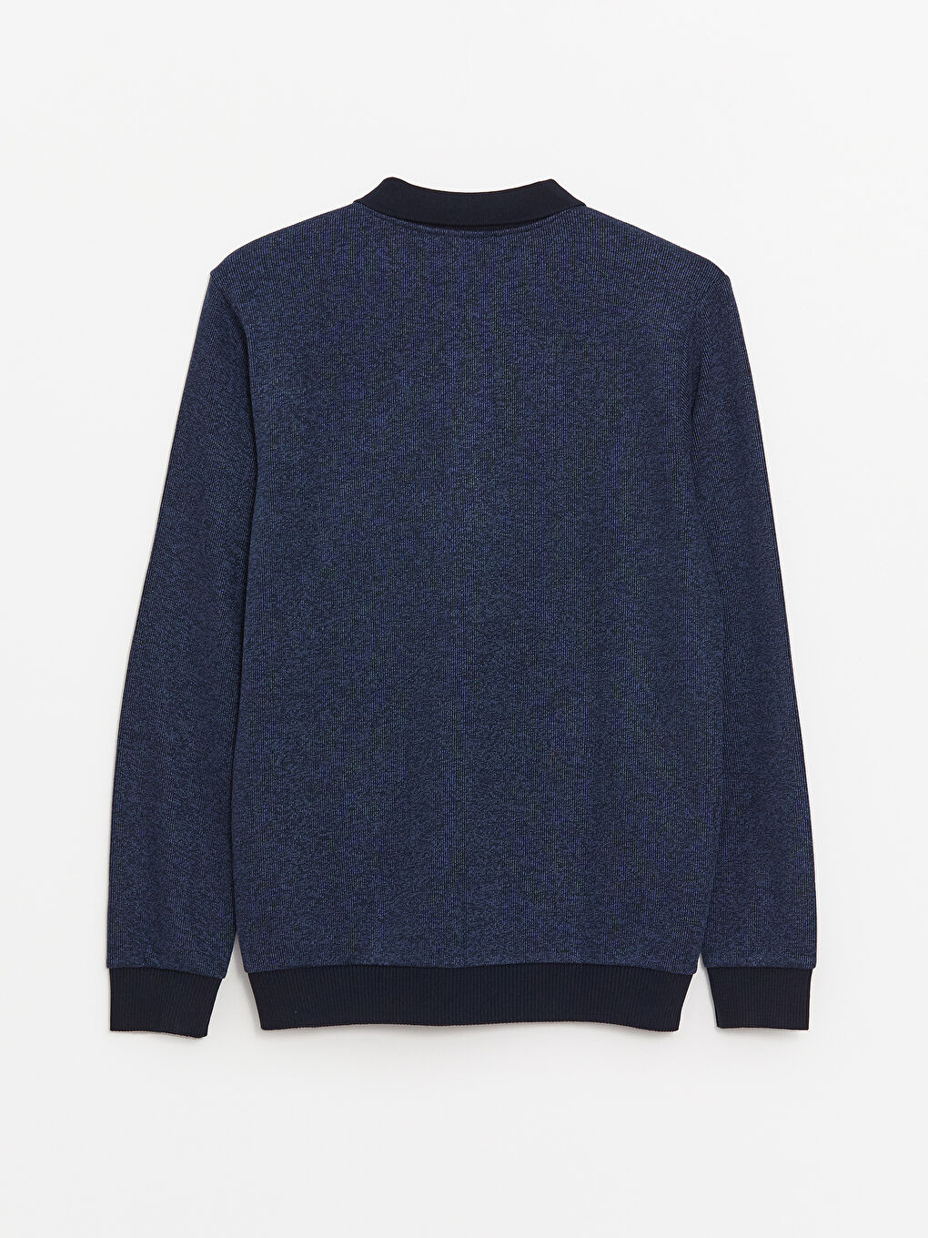 LCWAIKIKI Classic Polo Neck Long Sleeve Men's Sweatshirt -W36269Z8-DWP