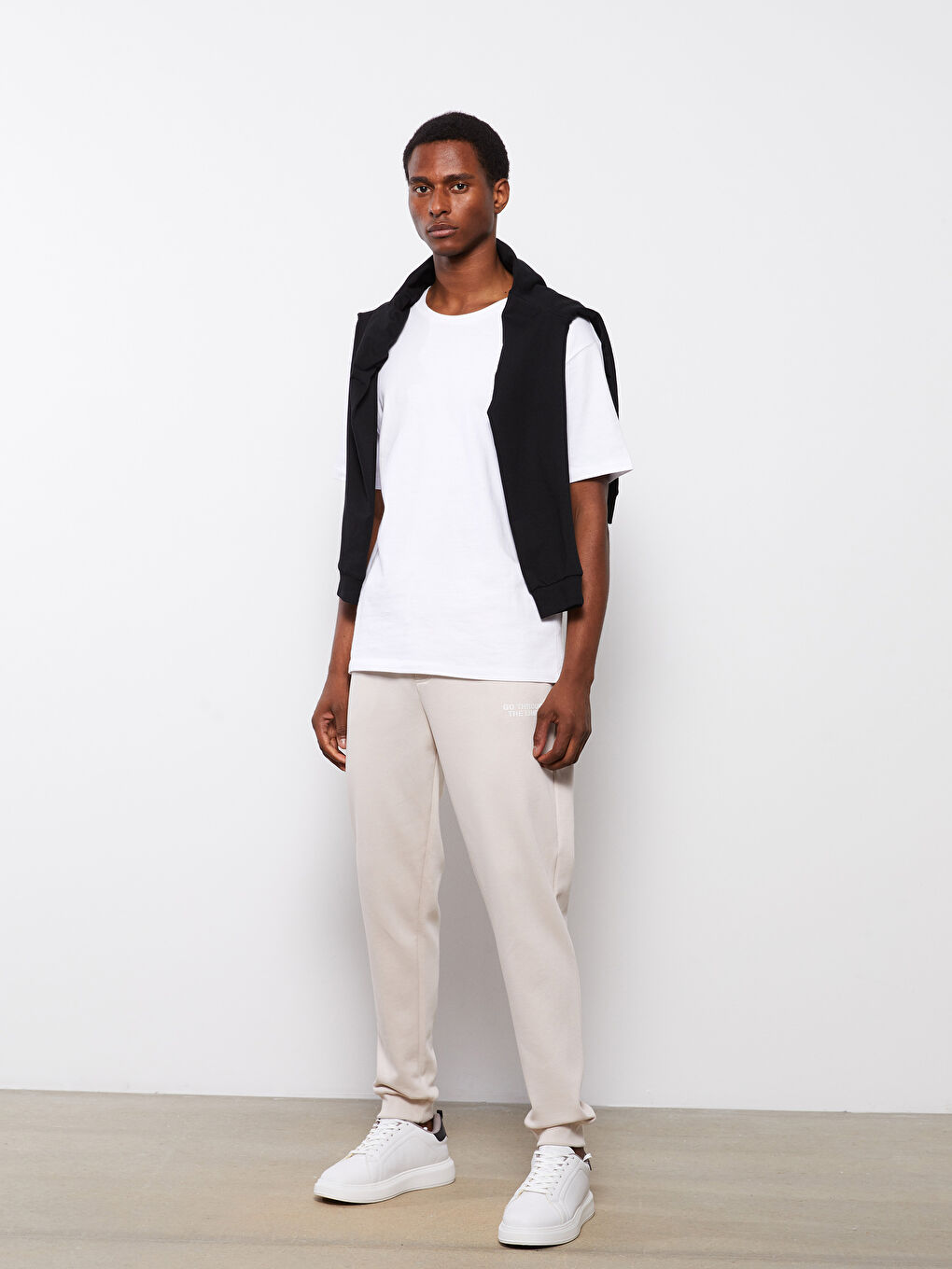 XSIDE Regular Fit Men's Thick Jogger Sweatpants -W36303Z8-S4M