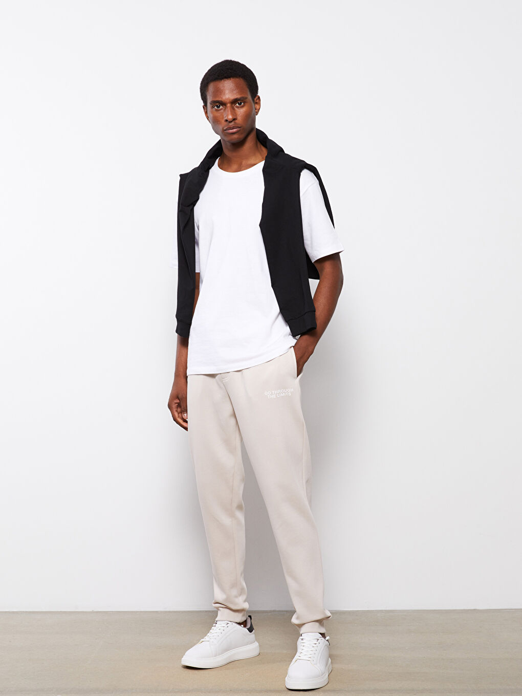 XSIDE Regular Fit Men's Thick Jogger Sweatpants -W36303Z8-S4M