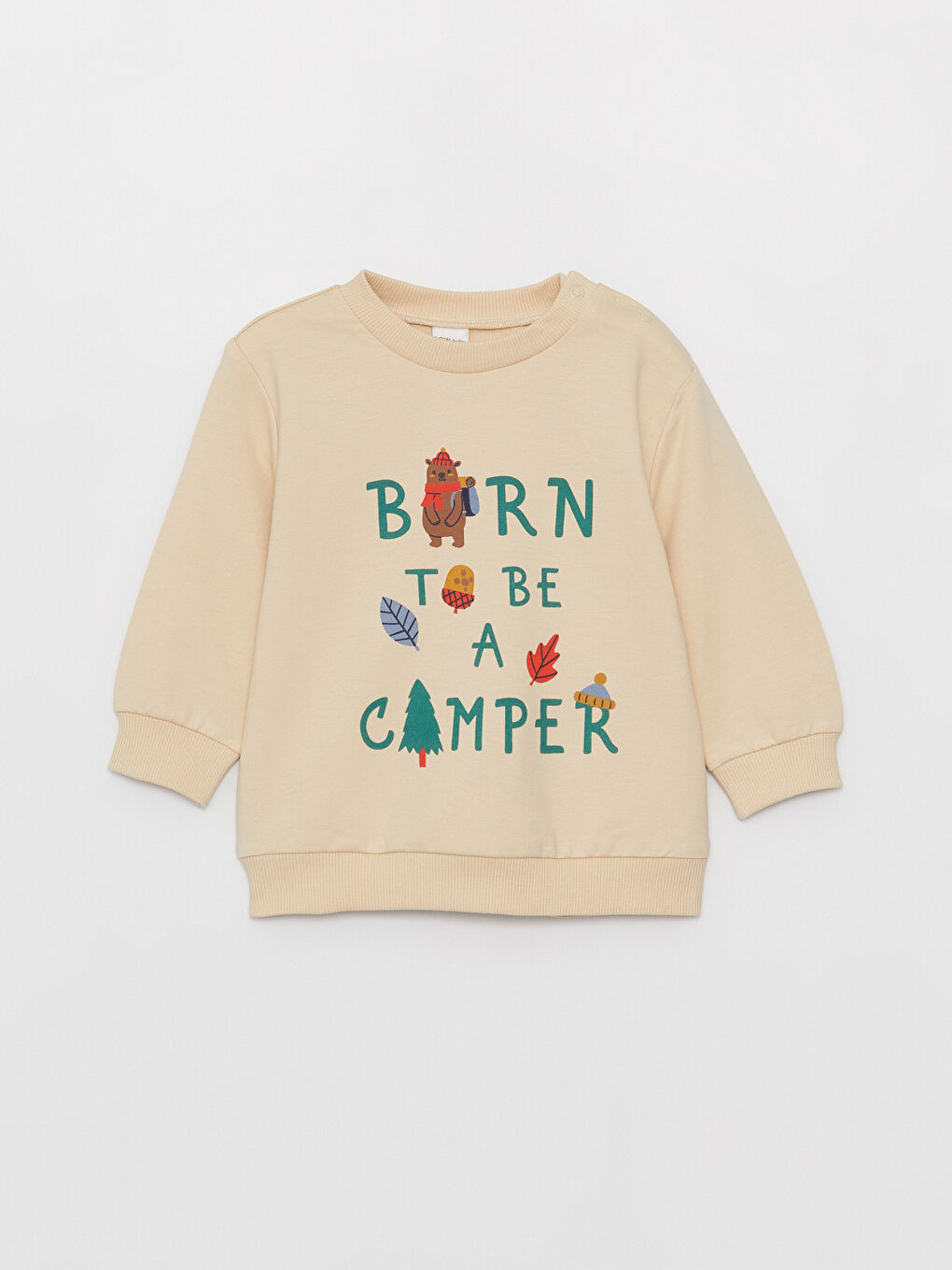 Ensemble Sweat-Shirt et Pantalon Imprimé à Manches Longues Bébé Garçon Col Rond 2 Pièces-1
