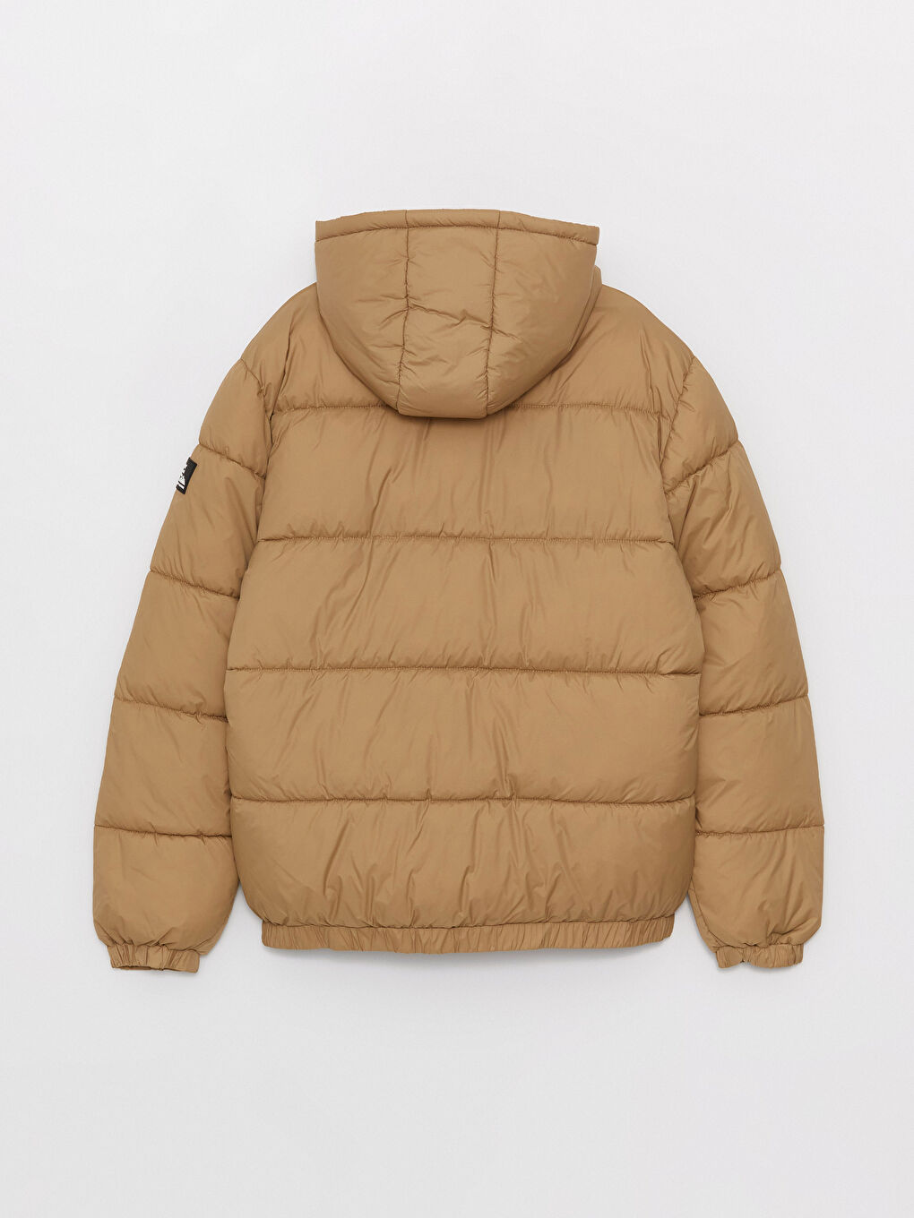 Standard Fit Hooded Men's Puffer Coat-14