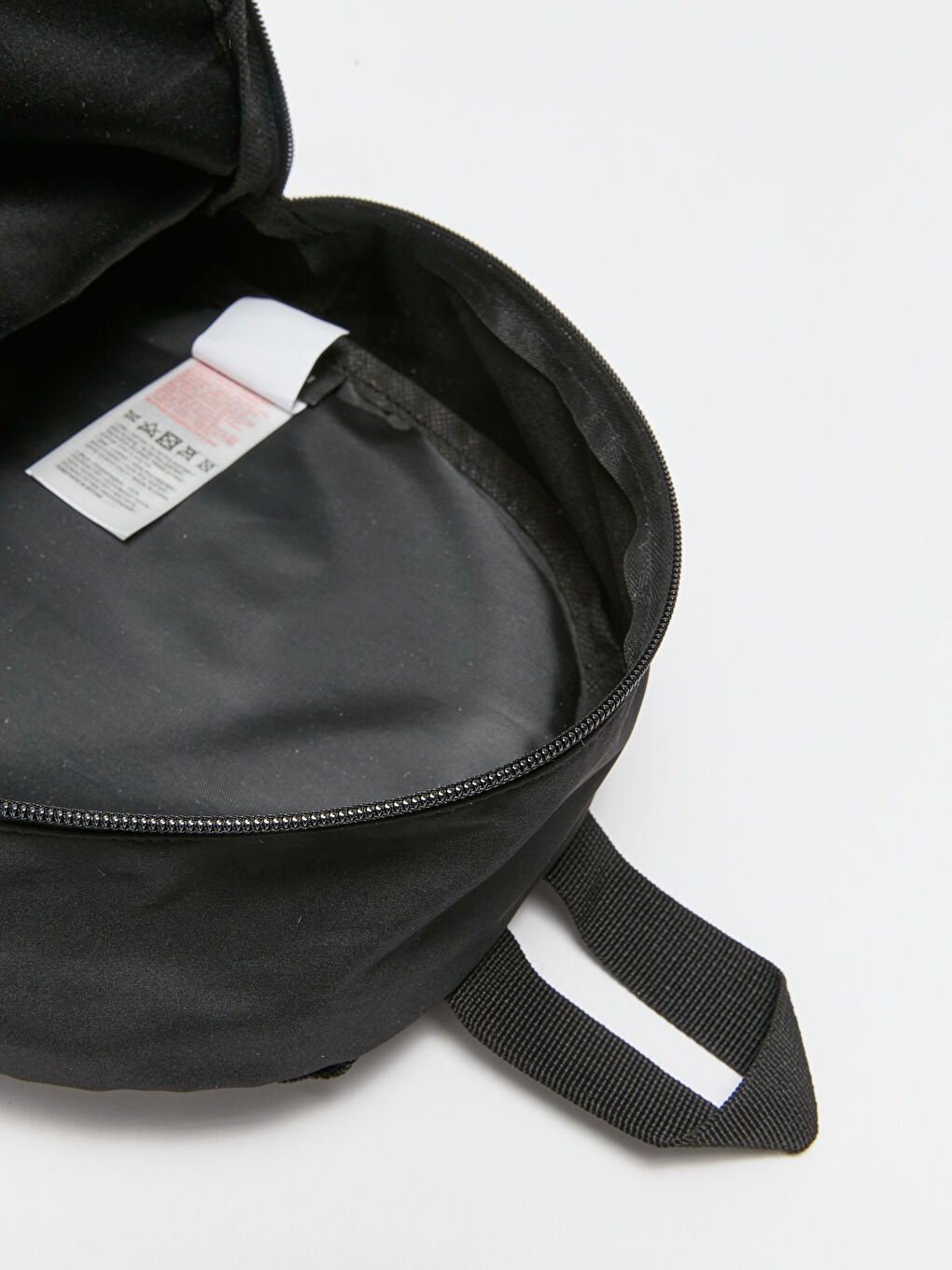 Siyah Paraşüt Kumaş Kadın Sırt Çantası-6