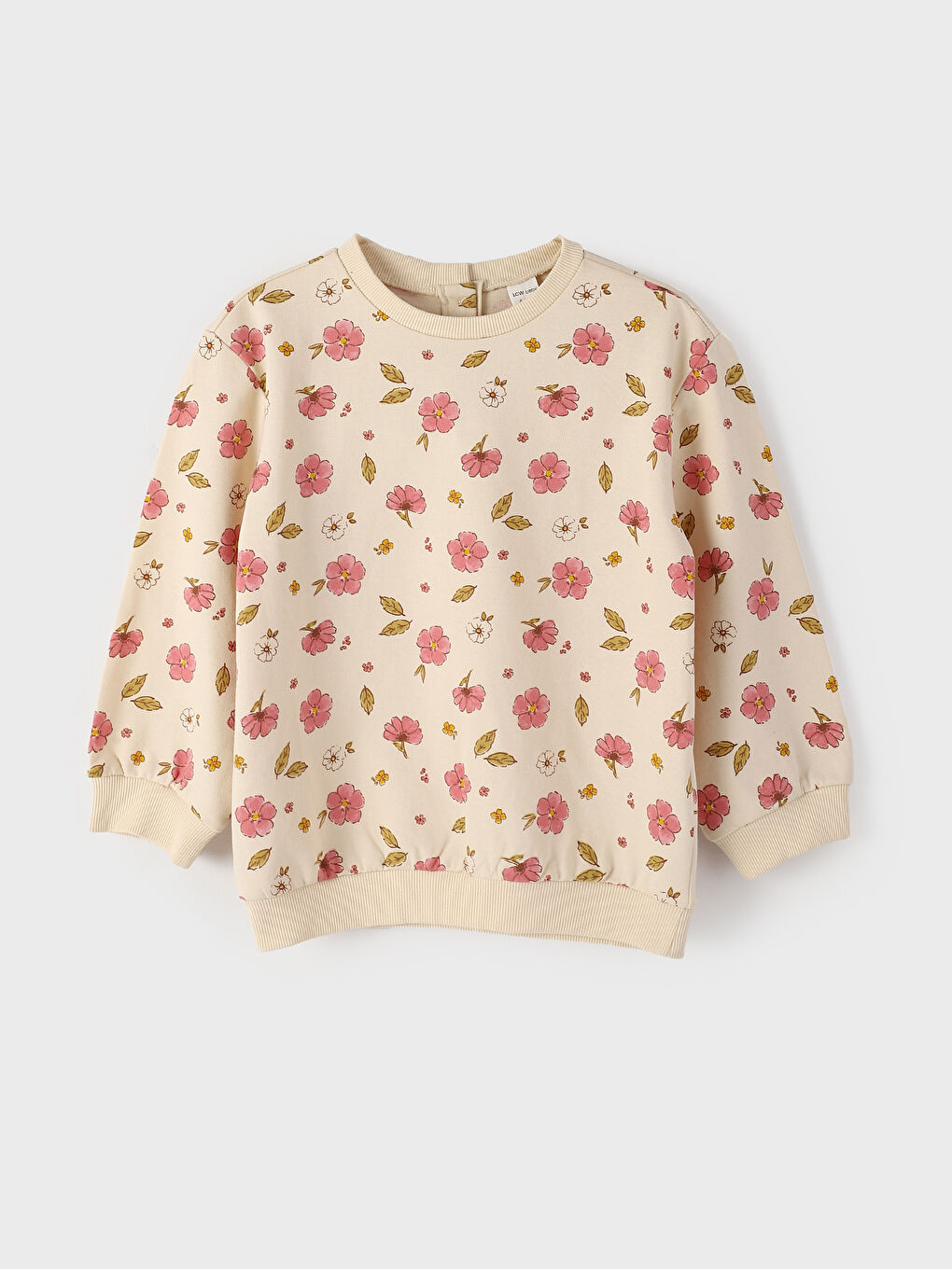 LCW baby Crew Neck Printed Baby Girl Pyjama Set, 2-Piece -W36491Z1-LRA