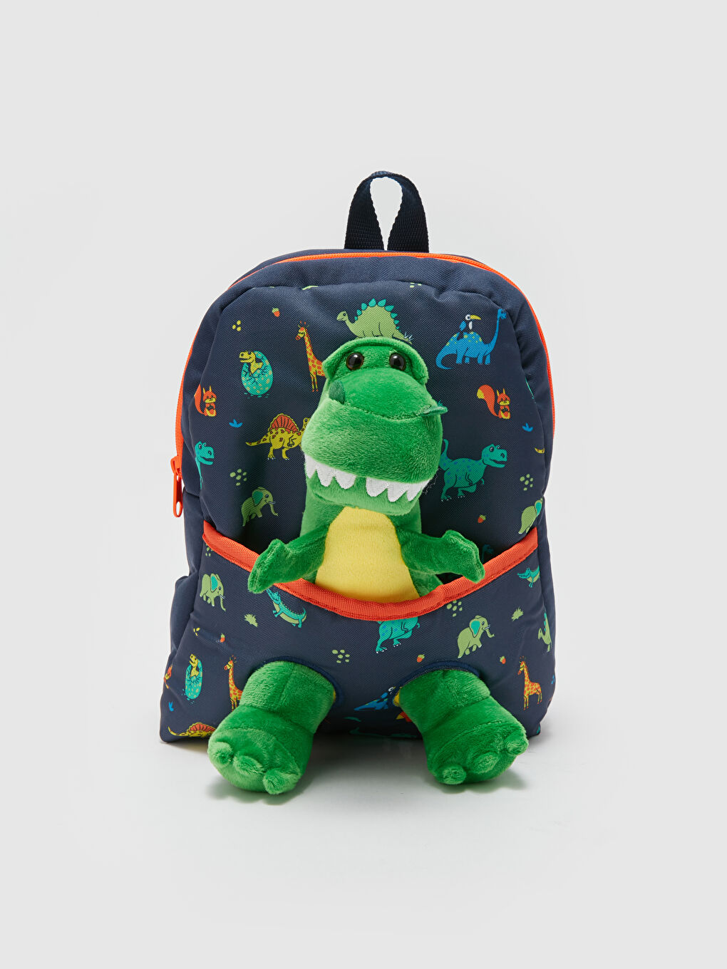 Rucsac pentru Băieți cu Figură Dinozaur 3D