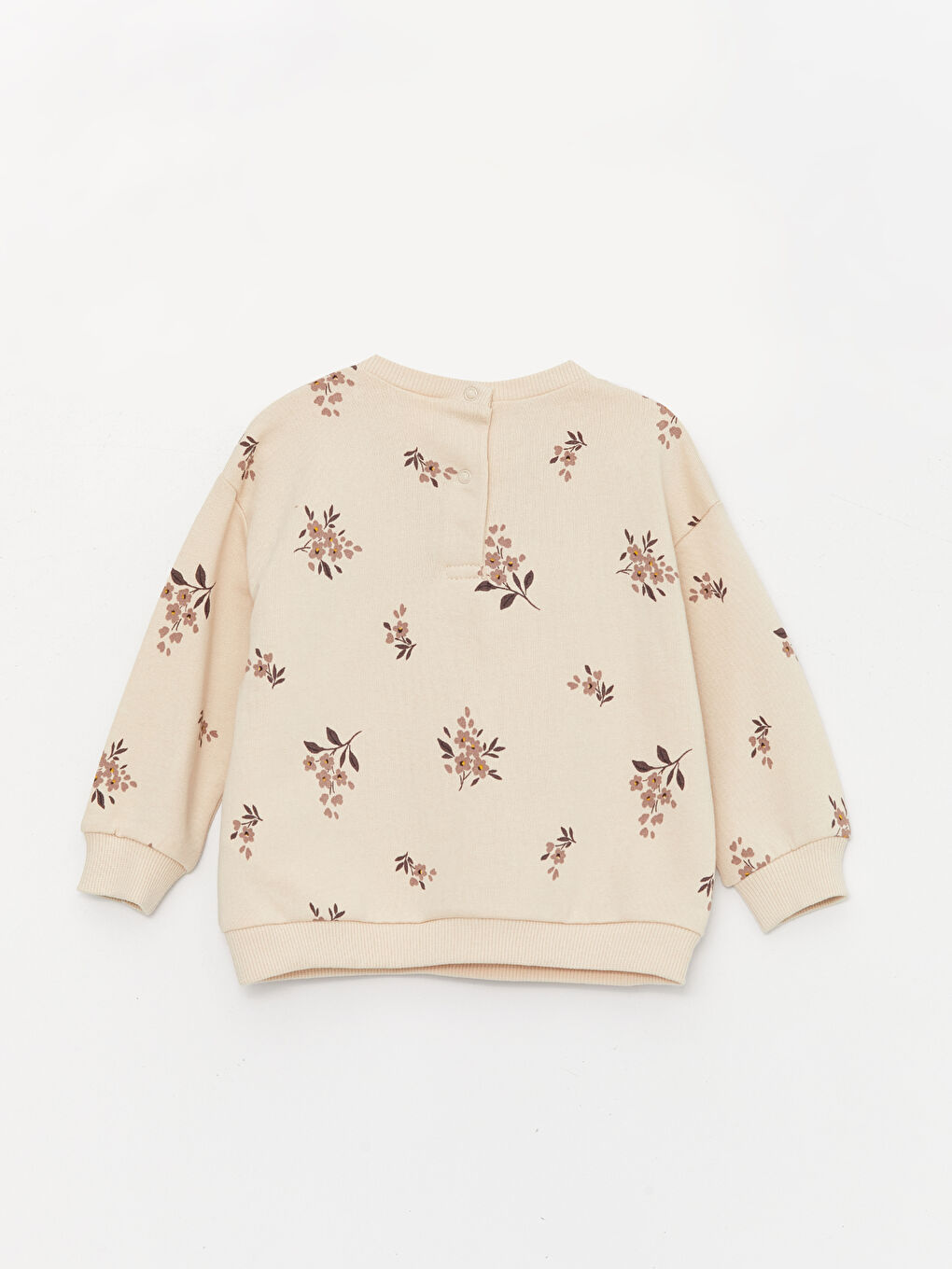 сәби қыздарға арналған дөңгелек жағалы ұзын жеңді свитшот пен леггинс 2 данадан тұратын жинақ-2