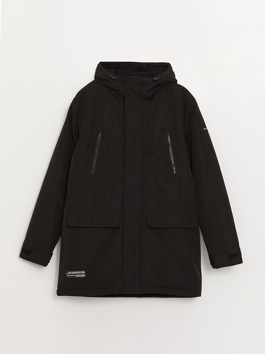 Manteau à Capuche Coupe Régulière pour Hommes-6
