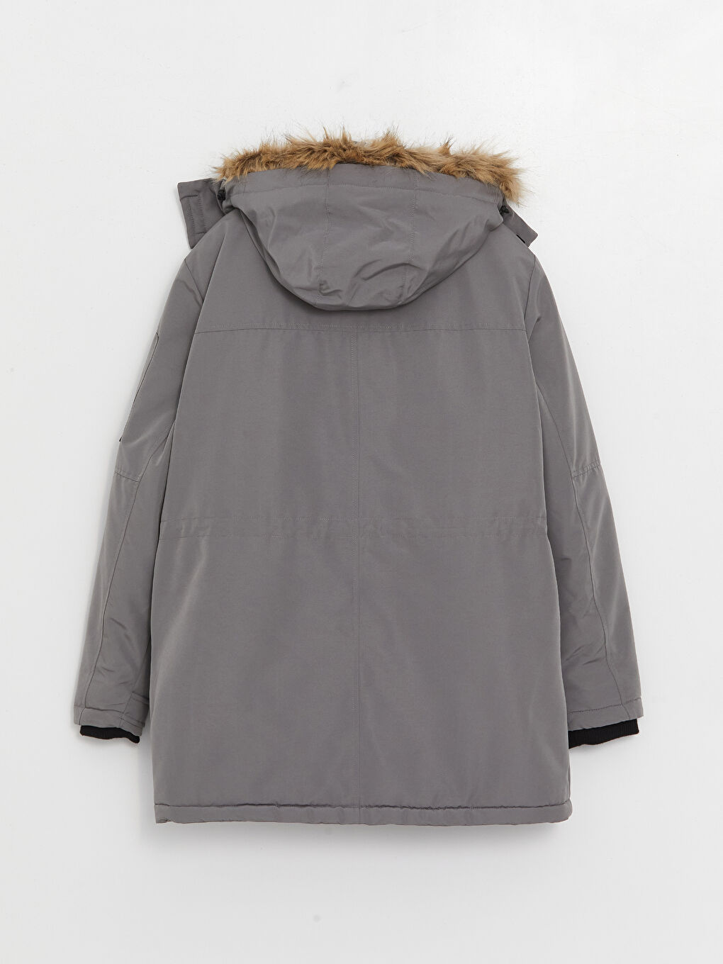 Standard Fit Hooded Men's Coat-8