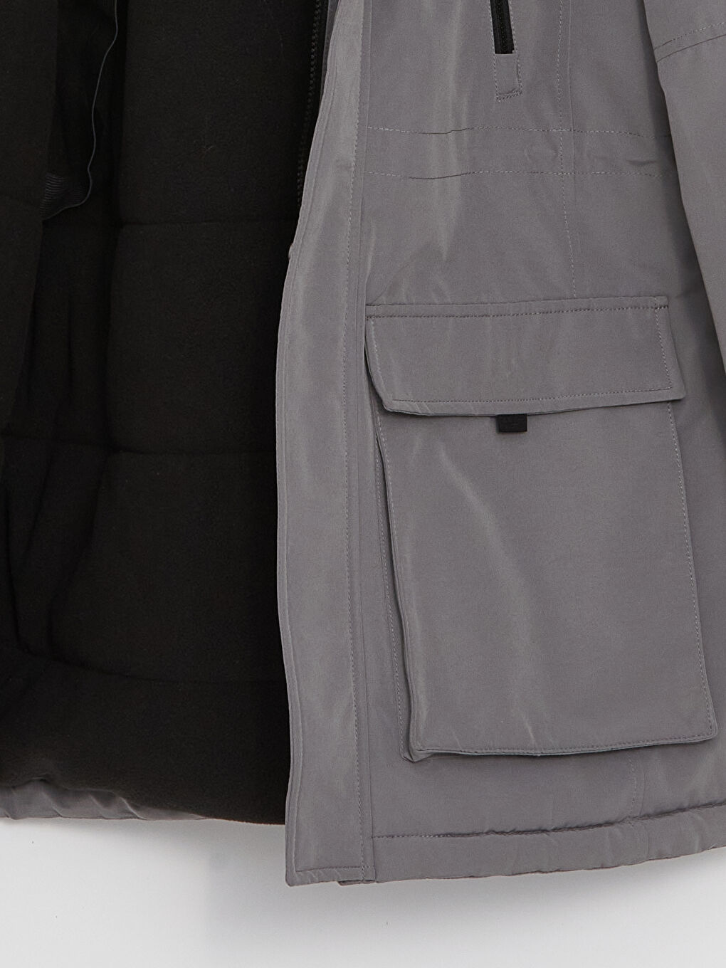 Standard Fit Hooded Men's Coat-11