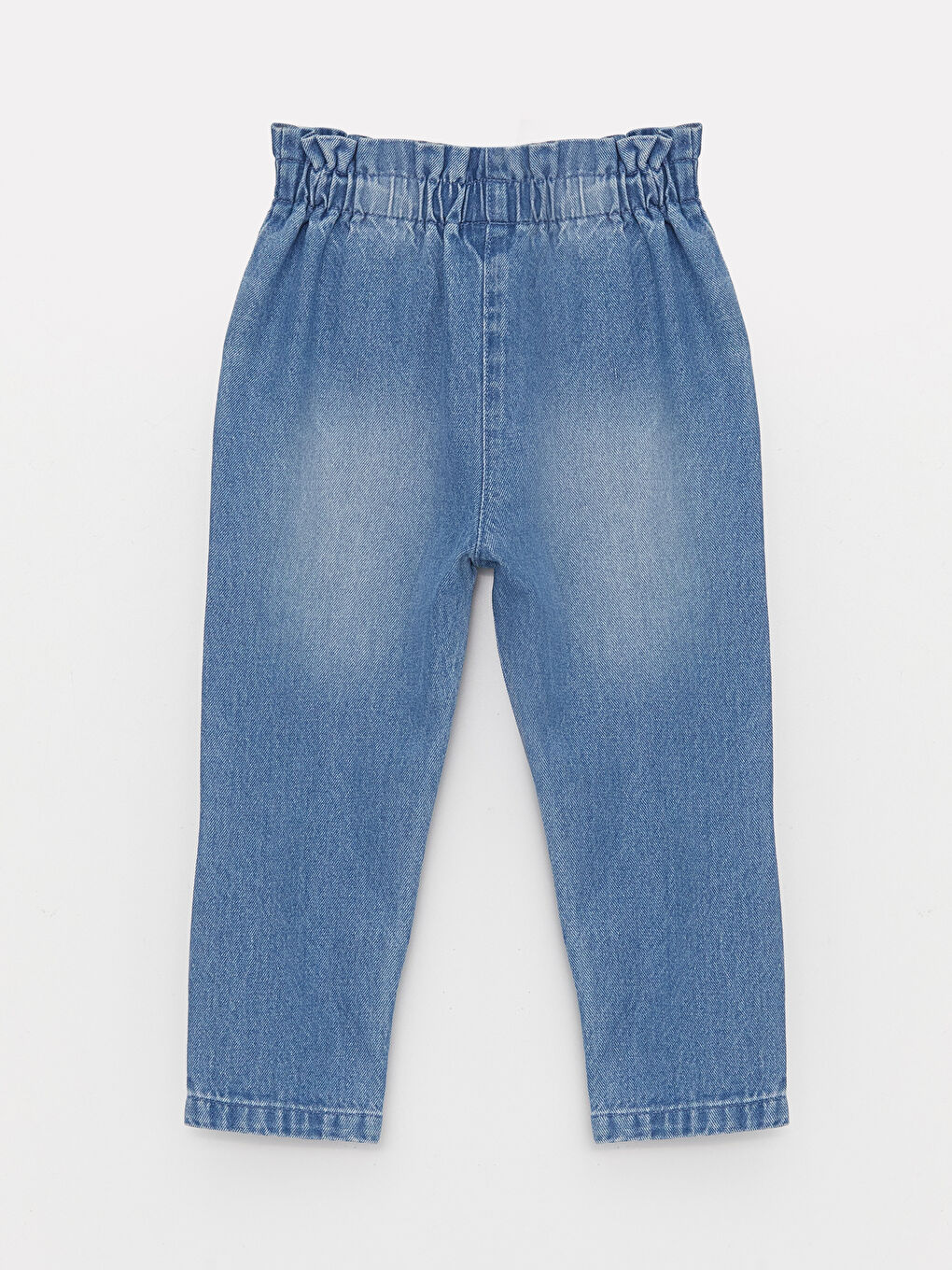 Elasticated Waist Basic Baby Girls' Jeans-1