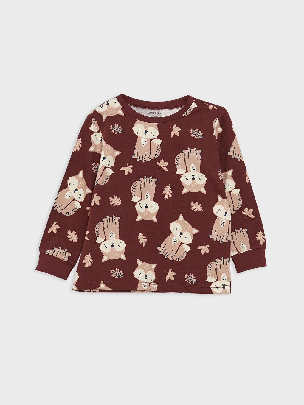 Set de pijama pentru Bebeluși Băieți cu Guler Rotund și Mânecă Lungă-1