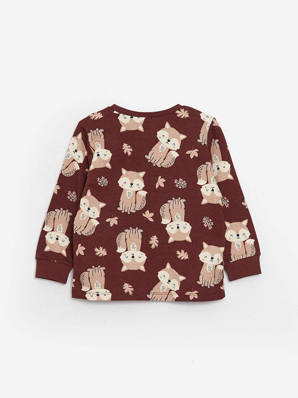 Set de pijama pentru Bebeluși Băieți cu Guler Rotund și Mânecă Lungă-2