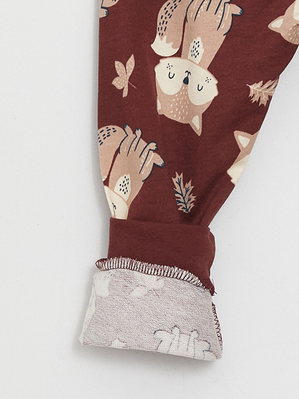 Set de pijama pentru Bebeluși Băieți cu Guler Rotund și Mânecă Lungă-5