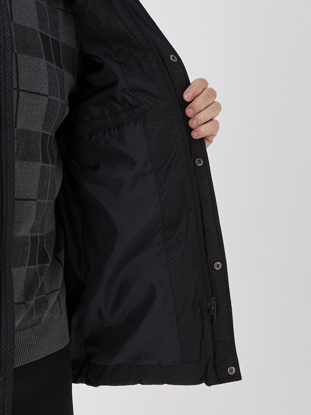 Standard Fit Hooded Men's Puffer Coat-4