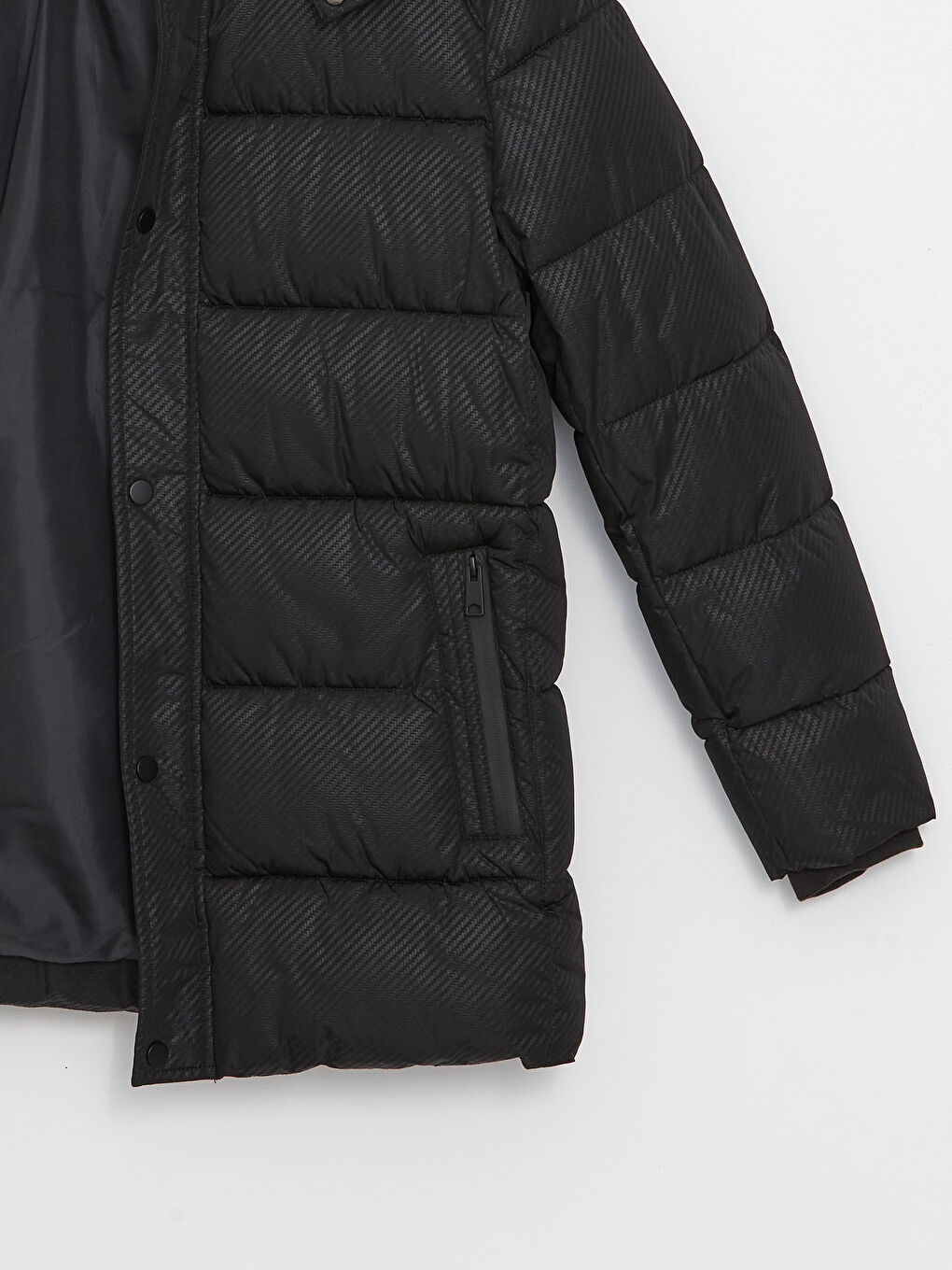 Standard Fit Hooded Men's Puffer Coat-9