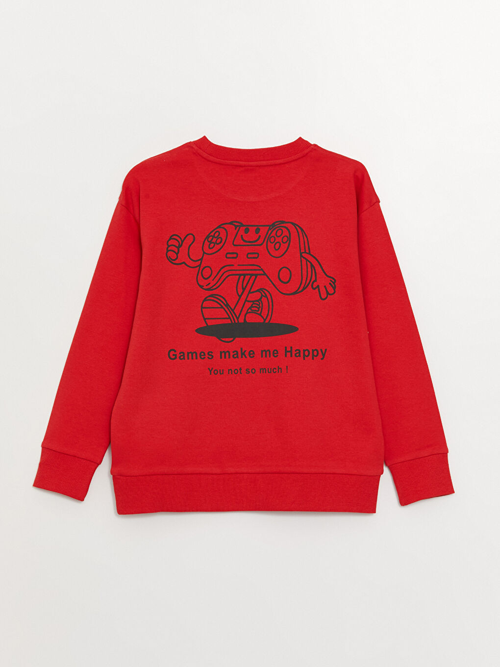 Футболка с круглым вырезом, с принтом, с длинным рукавом, для мальчиков-1