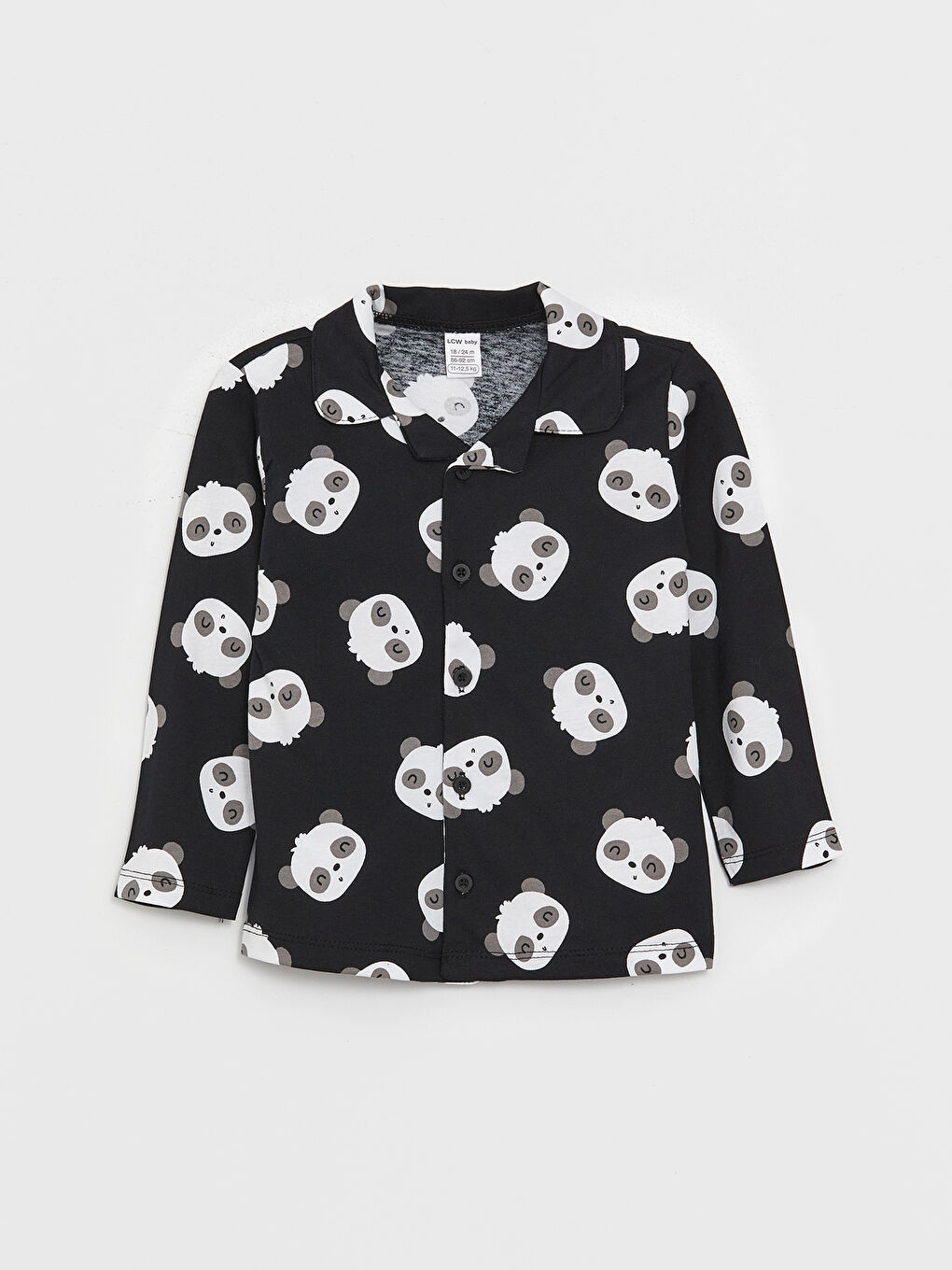 Ensemble de pyjama pour bébés garçons à col roulé, manches longues, imprimé-1