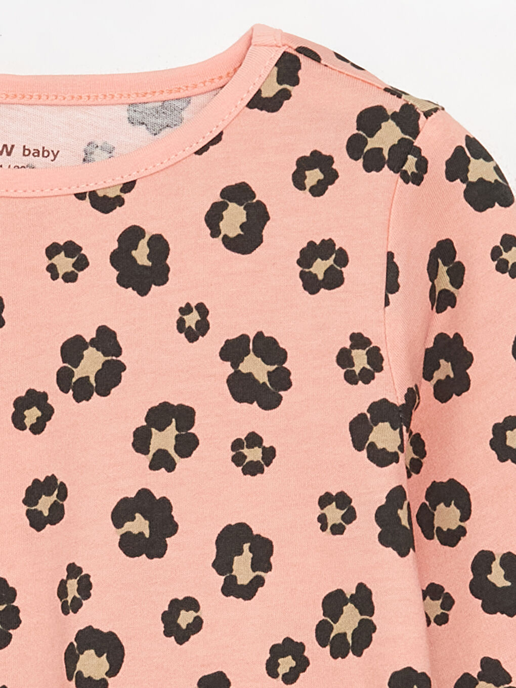 Crew Neck Long Sleeve Baby Girls' Pyjama Set 2 Pack-5