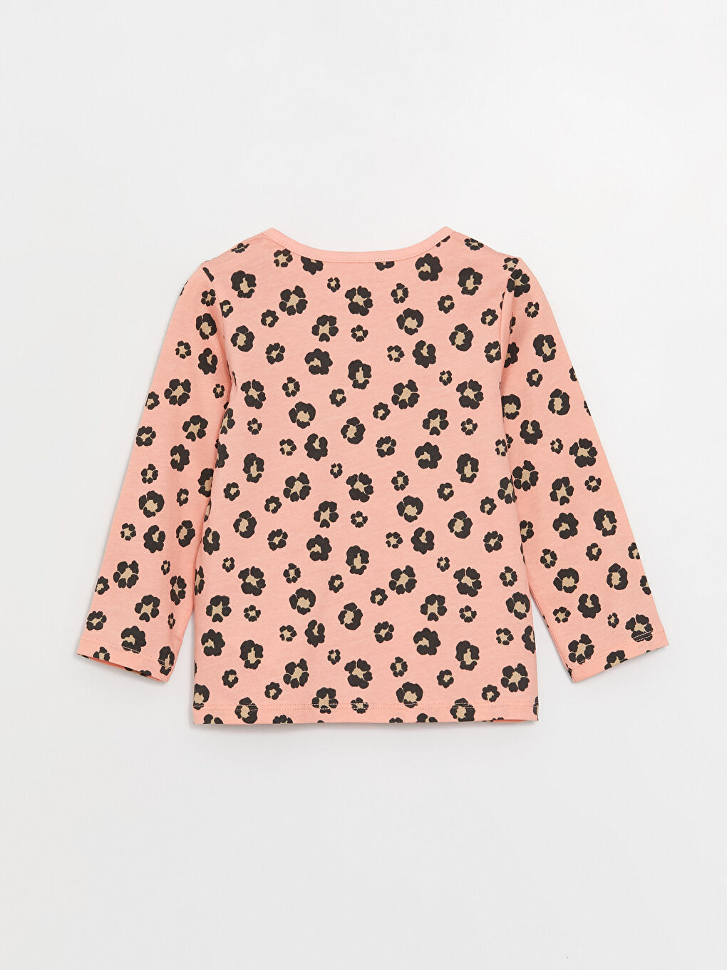 Crew Neck Long Sleeve Baby Girls' Pyjama Set 2 Pack-6
