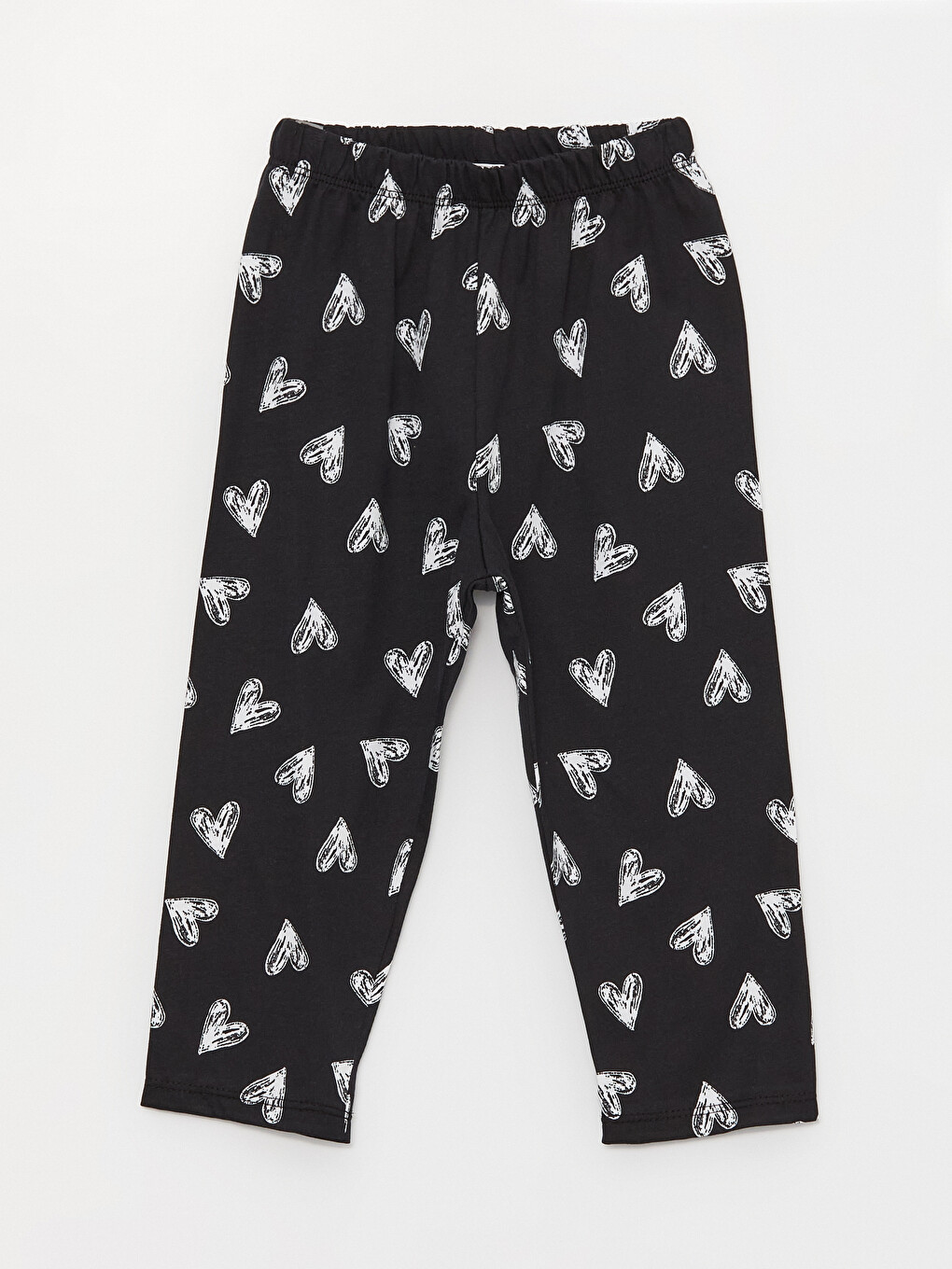 Polo Neck Long Sleeve Printed Baby Girl Pajama Set-4