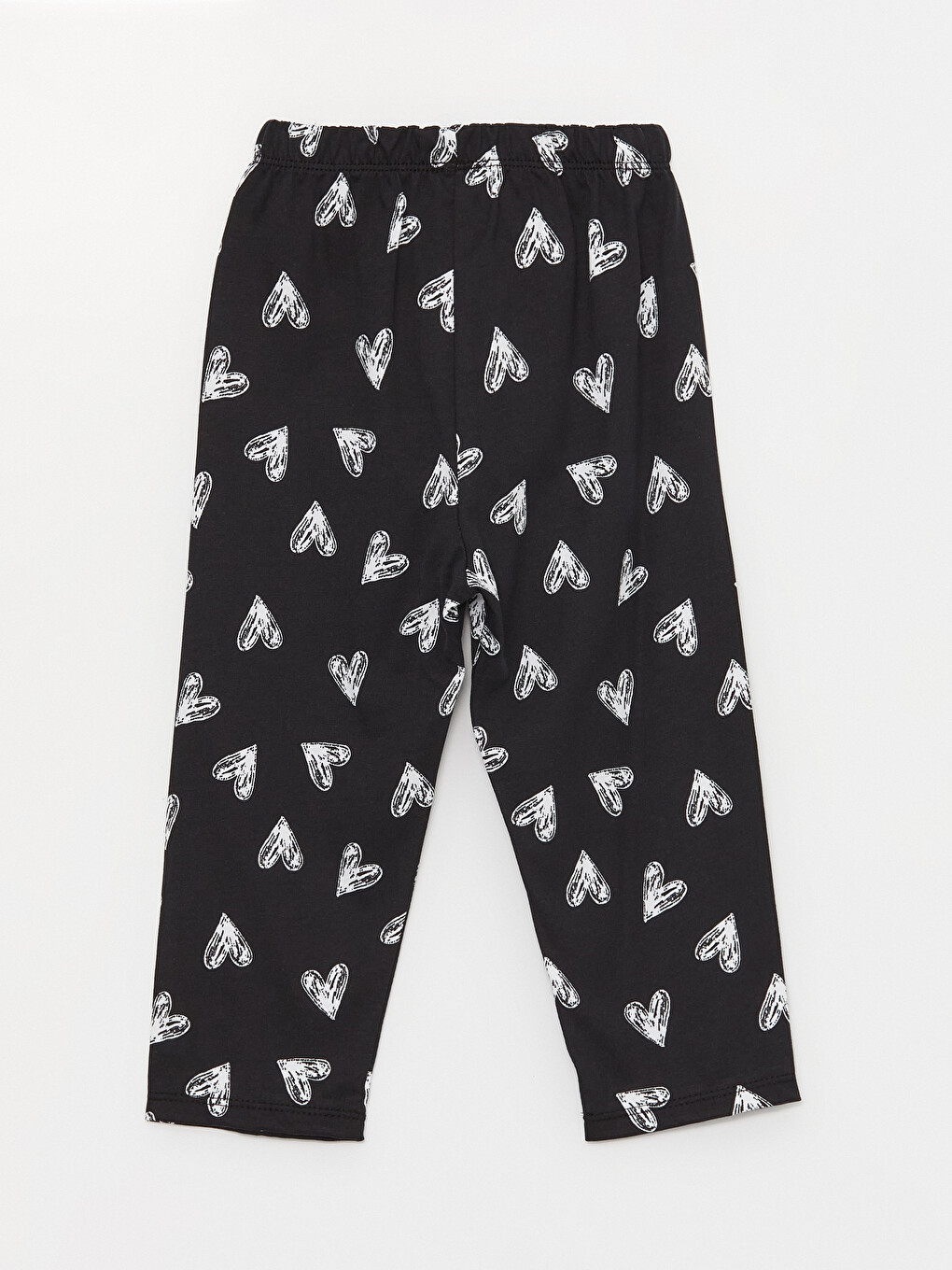 Polo Neck Long Sleeve Printed Baby Girl Pajama Set-6