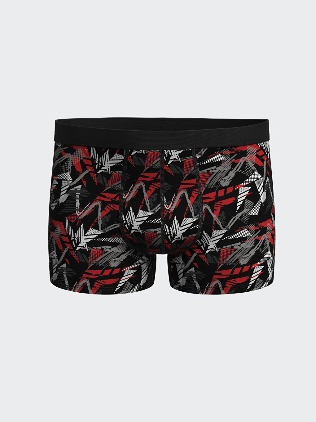 Siyah Standart Kalıp Pamuklu Esnek Erkek Boxer 3'lü-3