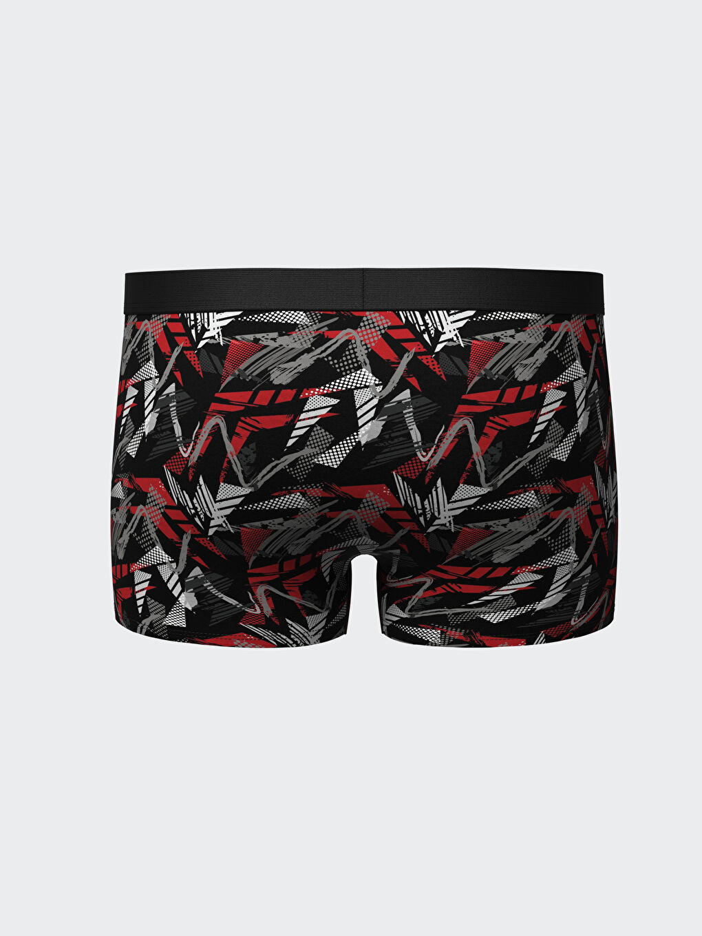 Siyah Standart Kalıp Pamuklu Esnek Erkek Boxer 3'lü-4