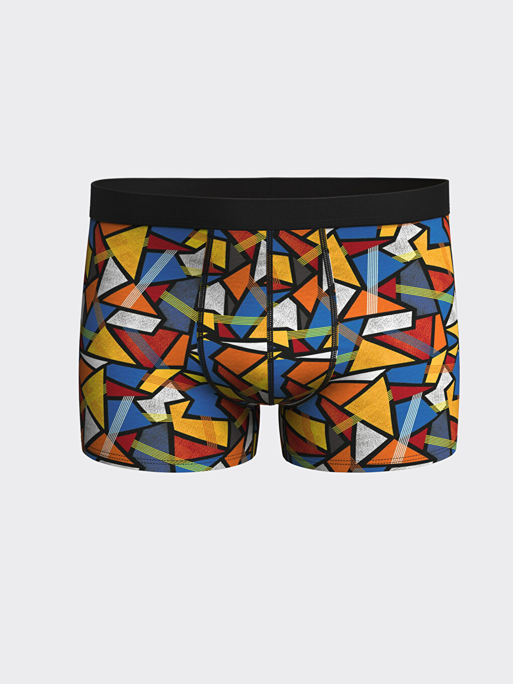 Siyah Standart Kalıp Pamuklu Esnek Erkek Boxer 3'lü-3