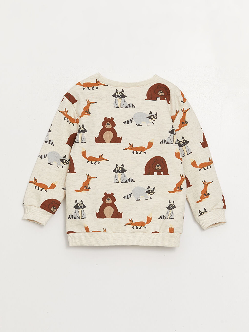 LCW baby Rundhalsausschnitt Langarm Bedrucktes Baby Jungen Sweatshirt 2er-Pack -W36757Z1-GYH